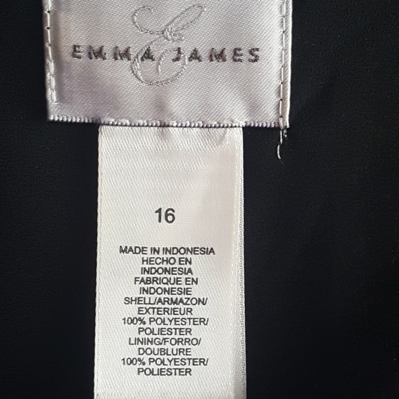 Beautiful Chiffon Black and White Polka Dot dress excellent condition - Picture 3 of 8